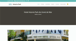 Desktop Screenshot of hotelastoriapark.com